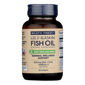 Wiley's Finest - Fish Oil Mini Easy Swallw - 1 Each-60 Sgel