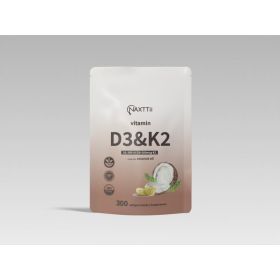 D3K2 Bone Health Softgels 300 Capsules With Clinically Validated Dosage Triple-Action Support For Joints Immunity Heart Health (Option: 300 soft capsules)